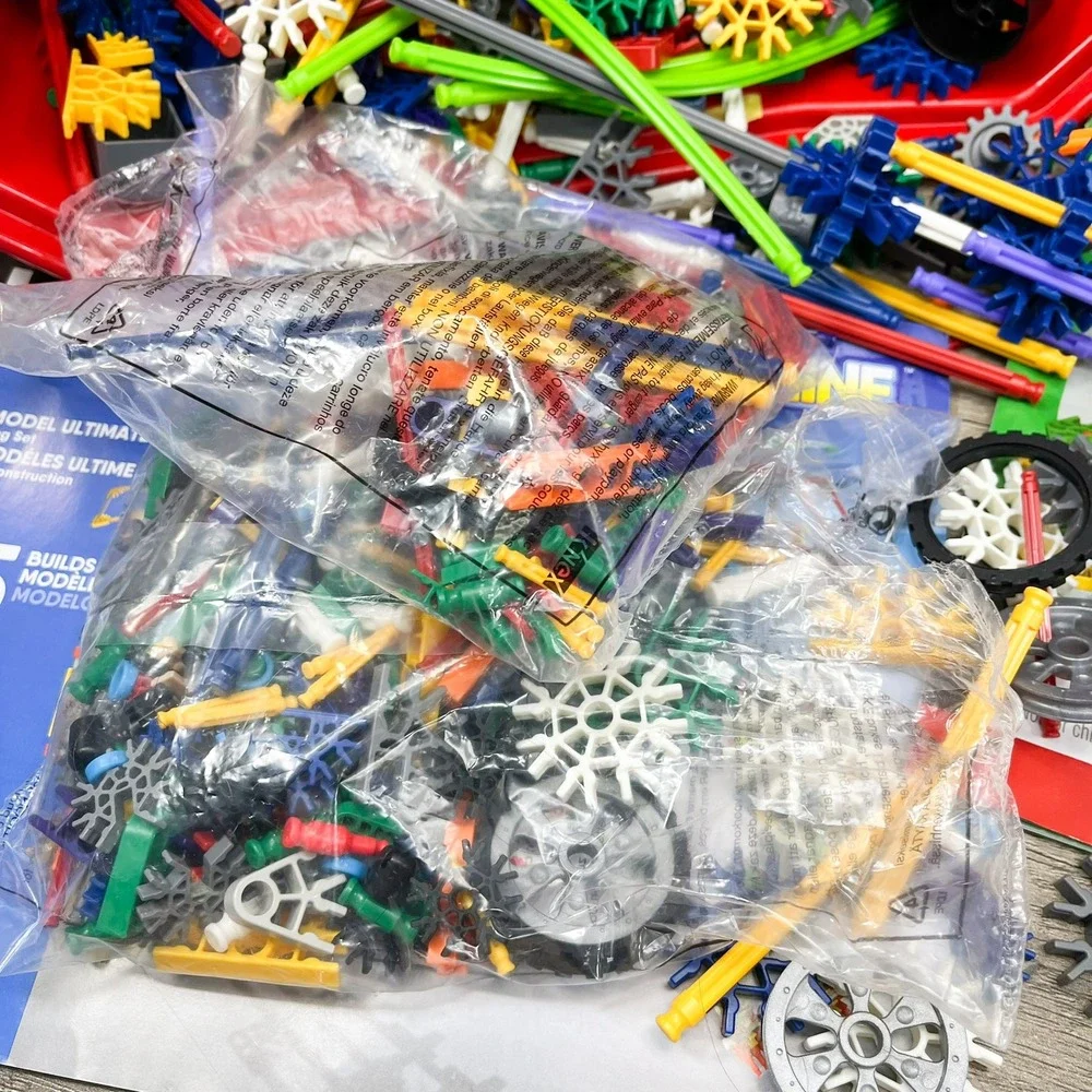 KNEX Building Set Lot Motorized 35 Model Ultimate Super Value Tub